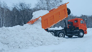 Оказание услуг по приему снега 